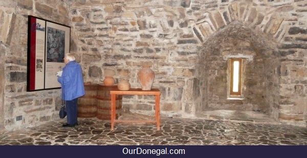 Original 540 Year Old Floor And Walls Of O'Donnell Castle Donegal, Northwest Ireland
