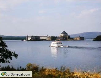 Pilgims On Boat To 'Saint Patrick's Purgatory', Station Island, Lough Derg In Donegal