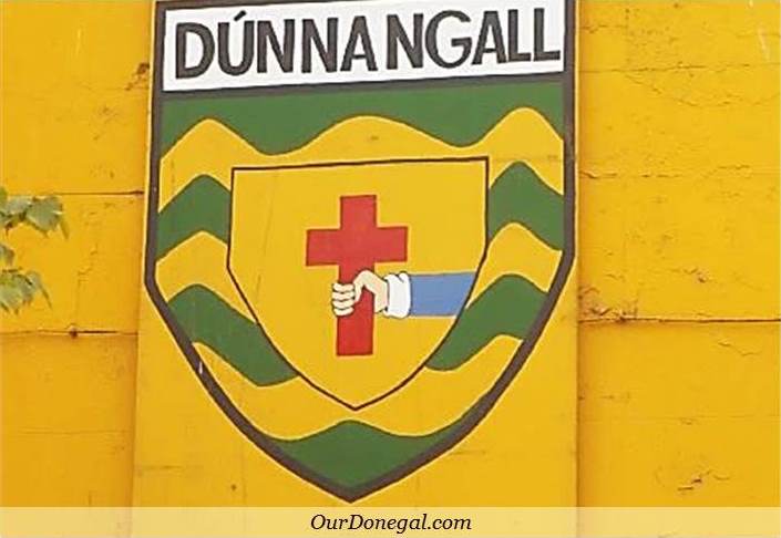 Painting Of The Donegal Crest, Celebrating All-Ireland Gaelic Football Victory. Pettigo