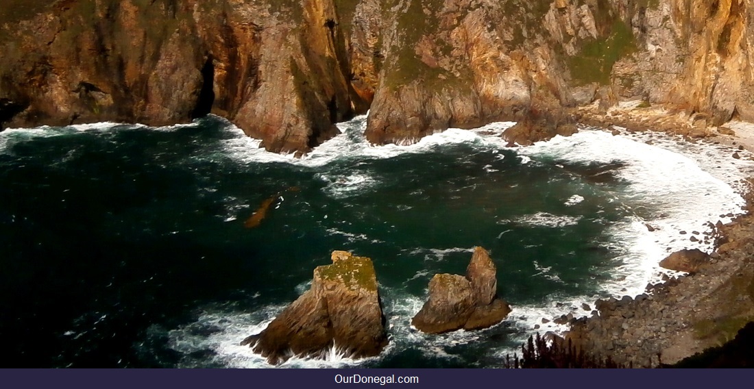 Atlantic Sea Stacks, Slieve League Cliffs, Donegal Ireland. Europe's Highest Marine Cliffs