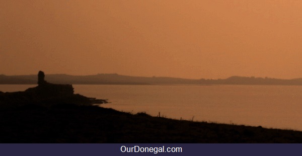 Ruins Of Chief Niall Mor Mac Sweeney's Castle, Saint Johns Point Peninsula Donegal