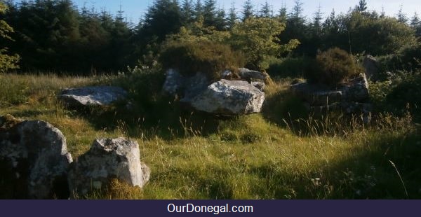 Megalithic Triple Wedge Tomb Near Dunkineely Village