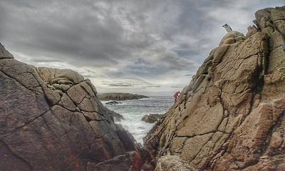 Climbing the Far West Buttress