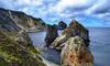 Sea Stack Climbing At An Port<br>(click on thumbnail images to enlarge)