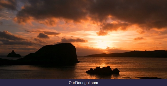 Atlantic Sunset Near Killybegs Donegal Ireland