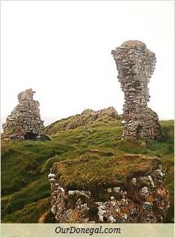 Sections Of Kilbarron Castle Ruins