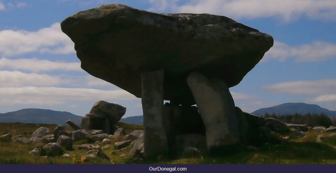 Neolithic Portal Tomb (Dolmen) At Kilclooney County Donegal Ireland