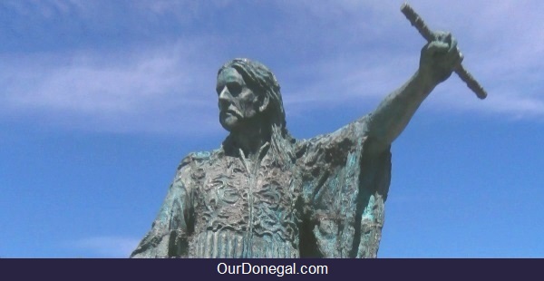 Celtic Chieftain Red Hugh O'Donnell I Built Donegal Castle, Donegal Ireland
