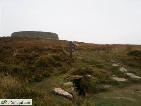 Saint Patrick's Well At Grianan Of Aileach, Donegal. Baptism Site Of King Eoghain