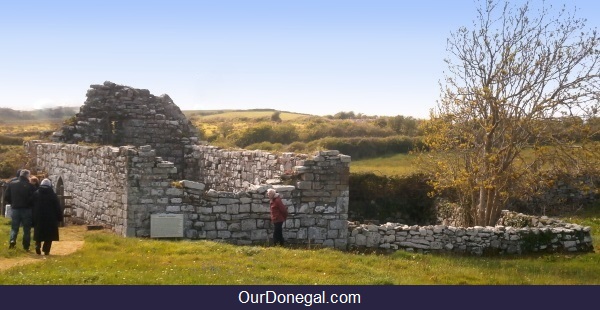 The Historic Celtic Ruins Of Kilbarron Church, County Donegal Éire