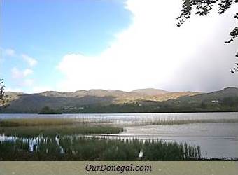 Lough Eske Framed By The Bluestack Mountains, South Donegal, Ireland