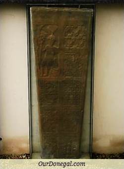 The Elaborately Carved Grave Slab Of Celtic Chieftain Niall Mór Mac Sweeney