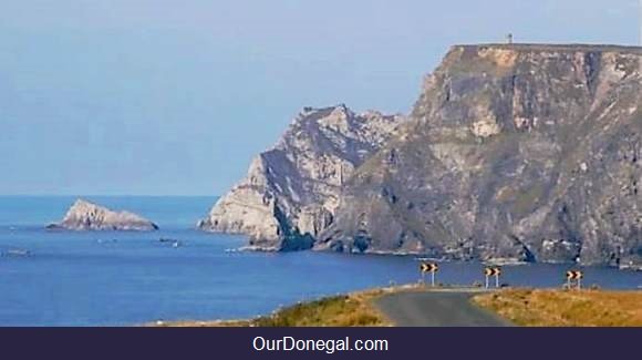 3-Storey Tower On Glen Head Cliffs Near Glencolmcille In Southwest Donegal Ireland